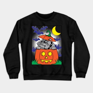 Halloween Bulldog Crewneck Sweatshirt
